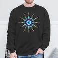 Evil Eye Protection Greek Turkish Nazar Charm Graphic Sweatshirt Gifts for Old Men