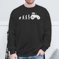 Evolution Of The Farmer Tractor Farming Sweatshirt Gifts for Old Men