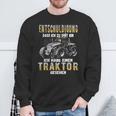 Extschuldigung Dass Ich Zu Spät Excuse Das Ich Zu Sp Sweatshirt Geschenke für alte Männer