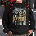 F-22 Raptor Fighter Jet Usa Flag Military F-18 Plane Sweatshirt Gifts for Old Men