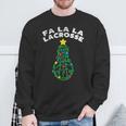 Fa La Lacrosse Christmas Lax Player Goalie Team Sweatshirt Gifts for Old Men