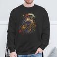 Falkeogel Bunt Farbeogel Raubvogel Falke Fan Sweatshirt Geschenke für alte Männer