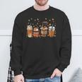 Fall Coffee Pumpkin Spice Latte Iced Autumn Boxer Sweatshirt Gifts for Old Men