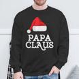 Family Papa Claus Christmas Santa's Hat Matching Pajama Sweatshirt Gifts for Old Men