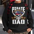 Family Skull Pirate Dad Jolly Roger Crossbones Flag Sweatshirt Gifts for Old Men