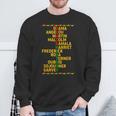 Famous African American Leader Culture Black History Month Sweatshirt Gifts for Old Men