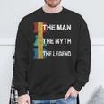 Fanny Dad The Man The Myth The Legend Papa Dad Fathers Day Sweatshirt Gifts for Old Men