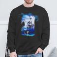 Fantasy Wolf Sweatshirt Gifts for Old Men