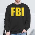 Fbi Federal Bureau Of Investigation Logo Sweatshirt Geschenke für alte Männer