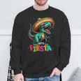 Lets Fiesta DinosaurRex Cinco De Mayo Mexican Party Sweatshirt Gifts for Old Men