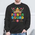 Fiesta Squad Cinco De Mayo Family Matching Mexican Sombrero Sweatshirt Gifts for Old Men
