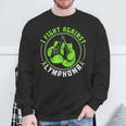 I Fight Lymphoma Awareness Support Boxing Gloves Sweatshirt Gifts for Old Men