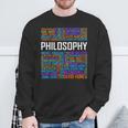 Filosofía Palabras Amante Regalo Filósofo Amor Regalos Camisa de entrenamiento Regalos para ancianos
