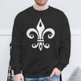 Fleur De Lys Fleur De Lis Heraldry France Sweatshirt Geschenke für alte Männer