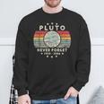 Never Forget Pluto Retro Style Vintage Science Sweatshirt Geschenke für alte Männer