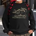 Formula Racing Car Silhouette Mechanic Car Guys Sweatshirt Gifts for Old Men