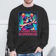 I Found This Humerus French Bulldog With Bone Dog Sweatshirt Gifts for Old Men