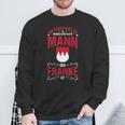 Franke Fränkisch Dialect Franken Bayern Frankenland Sweatshirt Geschenke für alte Männer