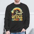 Front Office Superhero Secretary Administrative Assistant Sweatshirt Gifts for Old Men