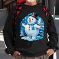 Frosty Friends Christmas Snowman In Winter Wonderland Sweatshirt Gifts for Old Men