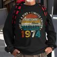 50 Year Old January 1974 Retro 50Th Birthday Men Sweatshirt Gifts for Old Men