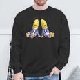 Bananas In Pajamas B1 And B2 Vegetarian Sweatshirt Gifts for Old Men