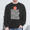Basketball Coach Box Out Saying Sweatshirt Gifts for Old Men