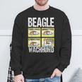 Beagle Dog Beagle Guard Dog Sweatshirt Geschenke für alte Männer