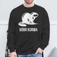 Bober Bóbr Kurwa Polish Internet Meme Beaver Sweatshirt Geschenke für alte Männer