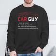 Car Guy Definition Sport Car Lover Car Guy Mechanic Sweatshirt Gifts for Old Men