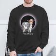 Cow Total Solar Eclipse 040824 Cute Souvenir Sweatshirt Gifts for Old Men