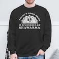 Cute Retro Vintage Shawarma Or Shawarmas Sweatshirt Gifts for Old Men