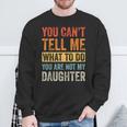 Dad Father And Daughter Matching Family Retro Vintage Sweatshirt Gifts for Old Men