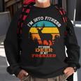 Deer Hunting I'm Into Fitness Deer Freezer Hunter Dad Sweatshirt Gifts for Old Men