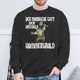 Der Nordische Gott Der Impatient Sweatshirt Geschenke für alte Männer