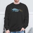 Diving Scuba Diving Deep Sea Diver Shark Novelty Sweatshirt Gifts for Old Men