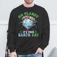 Earth Day Ballet Dancer Go Planet Its Your Earth Day Sweatshirt Gifts for Old Men