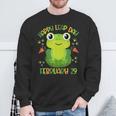 Frog Happy Leap Day February 29 Birthday Leap Year Sweatshirt Gifts for Old Men