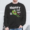 Frog Hoppy Leap Day February 29 Leap Year Birthday Sweatshirt Gifts for Old Men