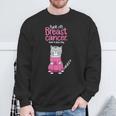 Fuck Off Breast Cancer Have A Nice Day Cat Sweatshirt Gifts for Old Men