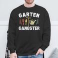 Garden Gangster Gardening Saying Sweatshirt Geschenke für alte Männer