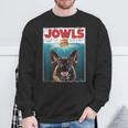 German Shepherd Jowls Hamburger Gsg Dog Mom Dog Dad Sweatshirt Gifts for Old Men