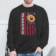 Grizzly Bear Total Solar Eclipse 2024 Bear Total Solar Sweatshirt Gifts for Old Men