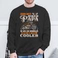 Ich Bin Ein Biker Papa Slogan Motorcycle Sweatshirt Geschenke für alte Männer