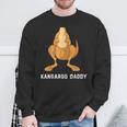 Kangaroo Daddy For Dad Farmer Lover Kangaroo Sweatshirt Gifts for Old Men