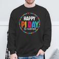 Pi Day Be Irrational Spiral Pi Math For Pi Day 3 14 Sweatshirt Gifts for Old Men