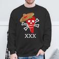 Red Hot Chili Ghost Pepper Food Humor Sweatshirt Gifts for Old Men