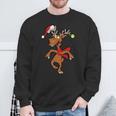 Reindeer Rudolf Christmas Xmas Sweatshirt Geschenke für alte Männer