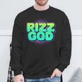 Rizz Rizzler Rizz God Slang Meme Trending Social Media Sweatshirt Gifts for Old Men
