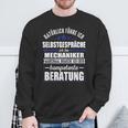 Saying Mechanic Kompetente Beratung Screws Sweatshirt Geschenke für alte Männer